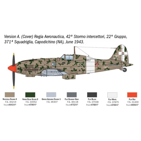 I2840-Maquette avion Macchi MC.202 Folgore 1/48 - Italeri 2840