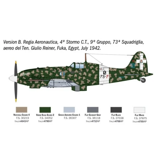 I2840-Maquette avion Macchi MC.202 Folgore 1/48 - Italeri 2840