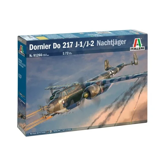 Aircraft model Dornier Do 217 J1/J2 Nachtjäger 1/72 - Italeri 91266 - I91266 I91266-Aircraft model Dornier Do 217 J1/J2 Nachtjäger 1/72 - Italeri 91266