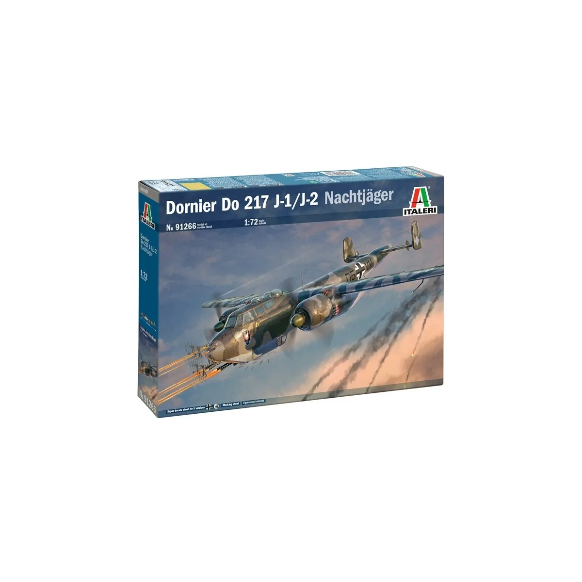 Aircraft model Dornier Do 217 J1/J2 Nachtjäger 1/72 - Italeri 91266 - I91266 Aircraft model Dornier Do 217 J1/J2 Nachtjäger 1/72 - Italeri 91266 - I91266