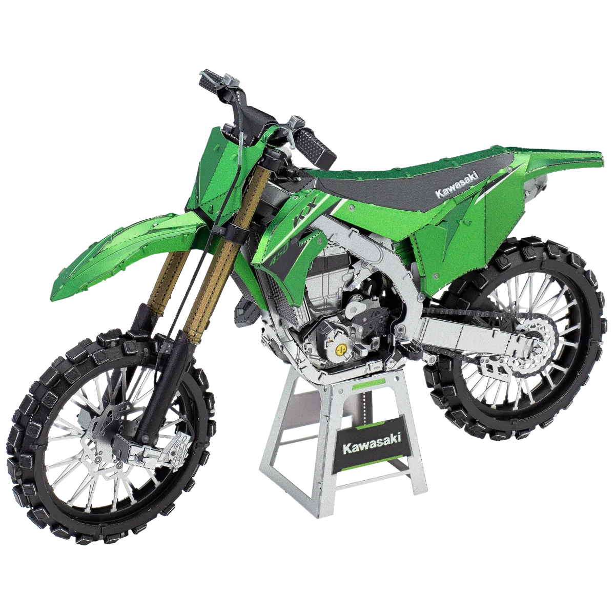 Maquette métal 3D Kawasaki KX450 Metal Earth Premium Series PS2015 - PS2015 Maquette métal 3D Kawasaki KX450 Metal Earth Premium Series PS2015 - PS2015