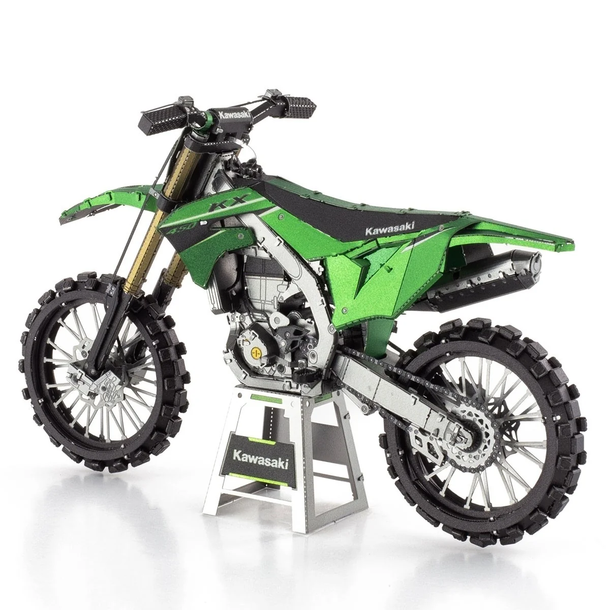 Maquette métal 3D Kawasaki KX450 Metal Earth Premium Series PS2015 - PS2015 Maquette métal 3D Kawasaki KX450 Metal Earth Premium Series PS2015 - PS2015