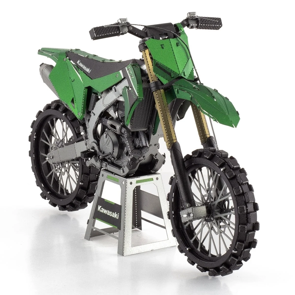 Maquette métal 3D Kawasaki KX450 Metal Earth Premium Series PS2015 - PS2015 Maquette métal 3D Kawasaki KX450 Metal Earth Premium Series PS2015 - PS2015