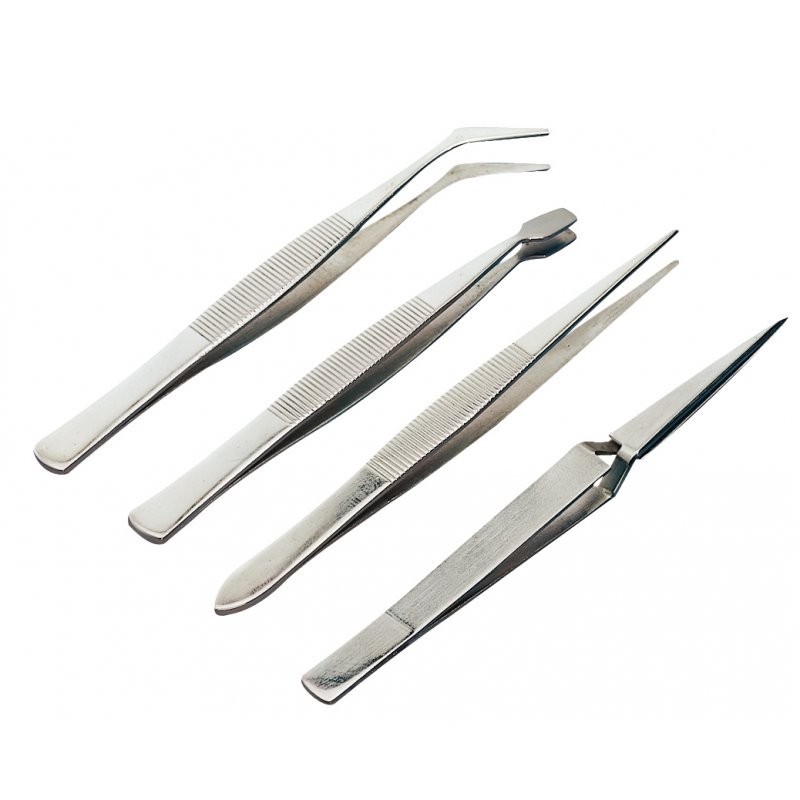 Kit of 4 tweezers PG-Tools PG-Mini PGM-PGT405 - 1