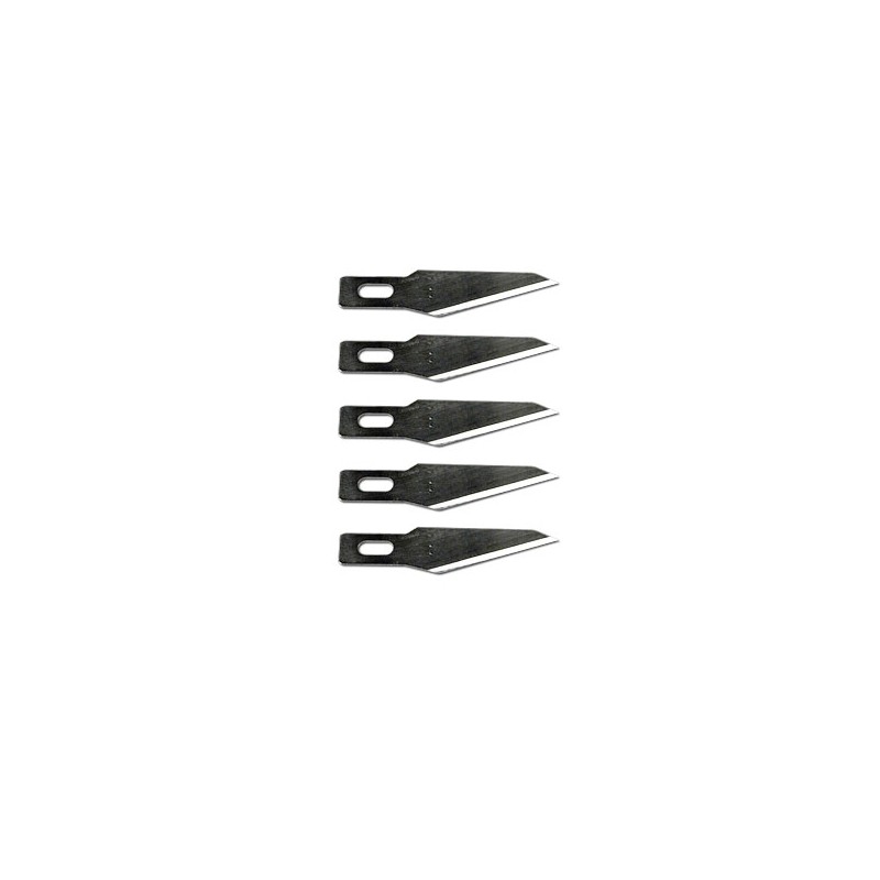 5 straight blades for scalpel knife ø8 A2Pro S04495050 - 1