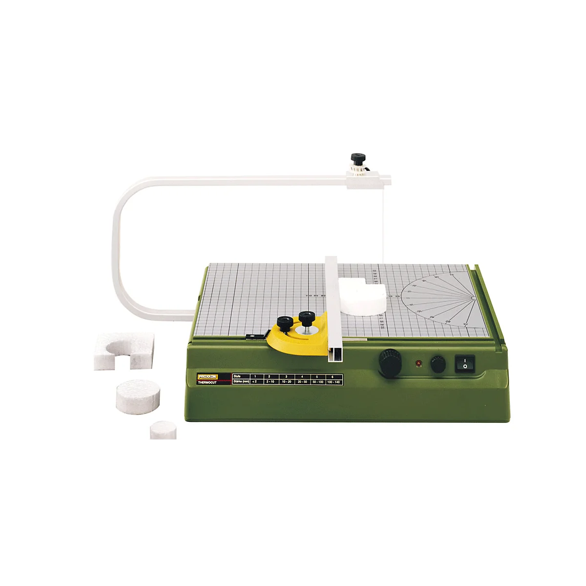 THERMOCUT 230/E - Hot wire cutter for polystyrene and Proxxon plast... THERMOCUT 230/E - Hot wire cutter for polystyrene and Proxxon plast...