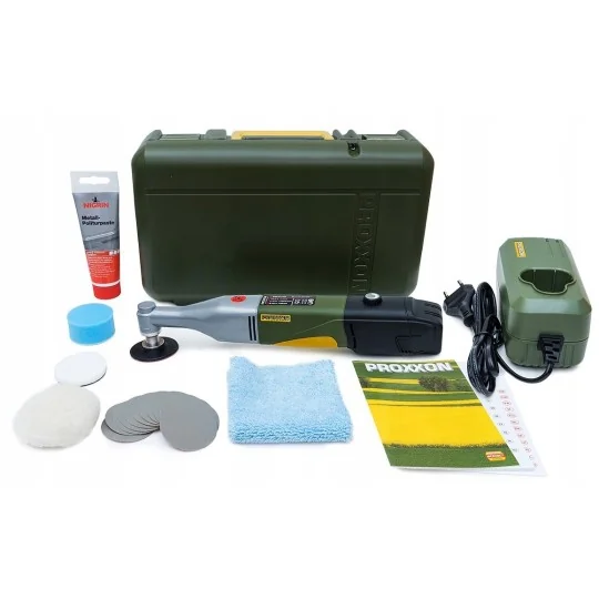 PRX-29820-WP/A - Cordless Angle Polisher + Charger + Proxxon Battery