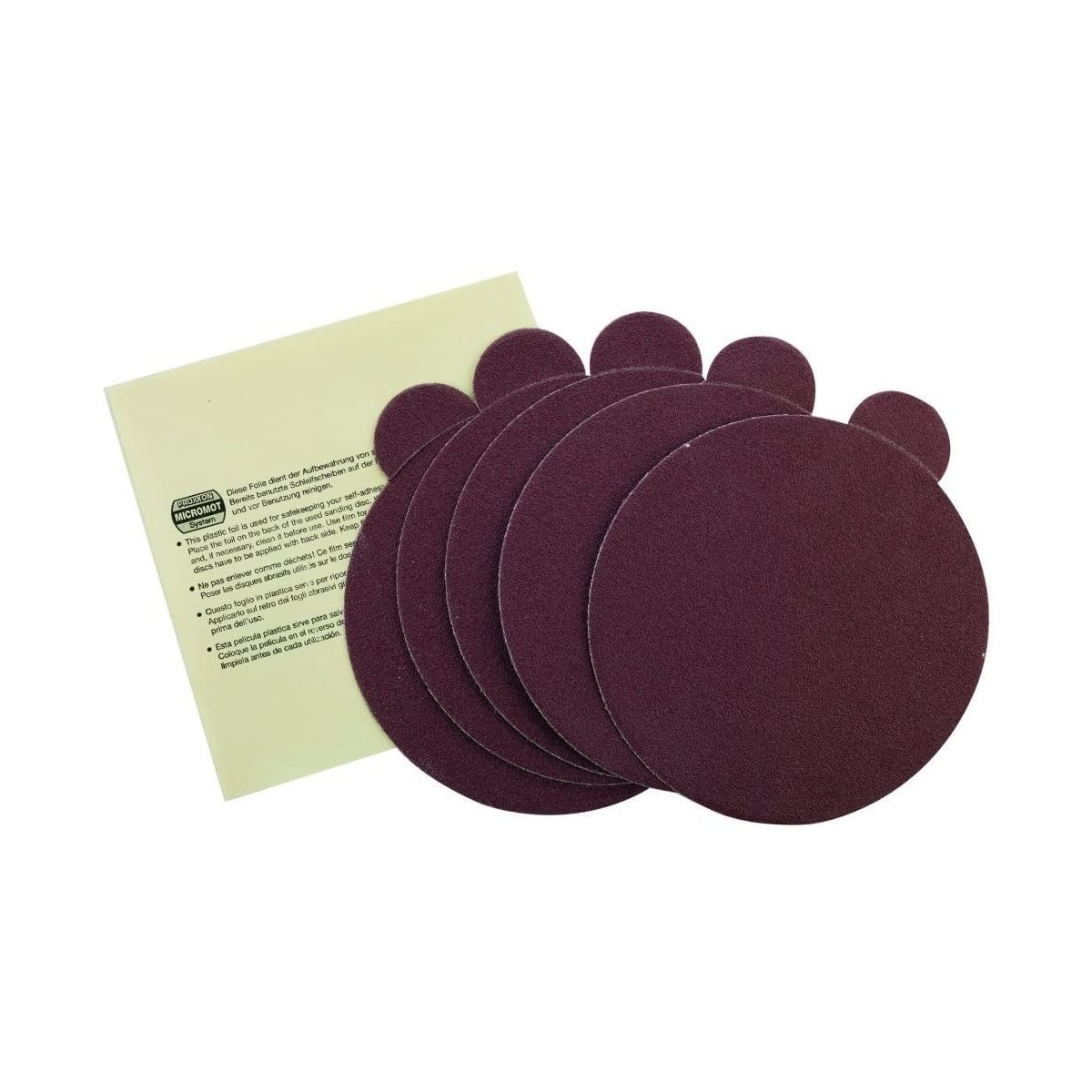 Disques de ponçage TG 125/E Proxxon - Grain 150 (x5 +1) Proxxon PRX-28162 - 1