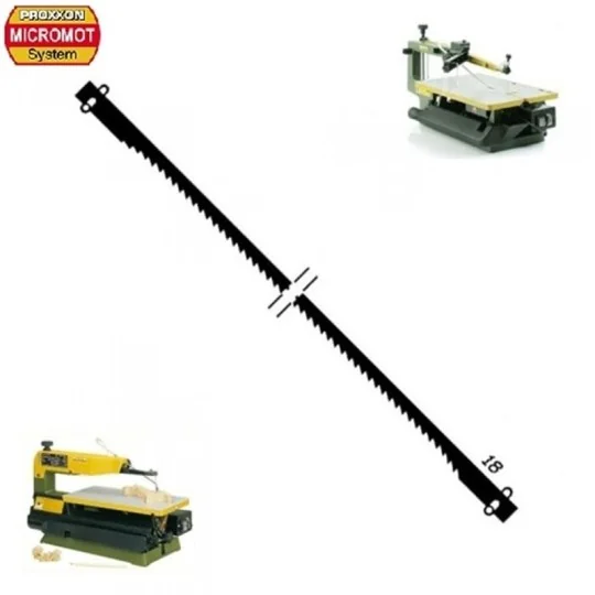 PRX-28743-Lames à ergots 127 mm, denture moyenne (18 dents sur 25mm) Proxxon - PRX-28743