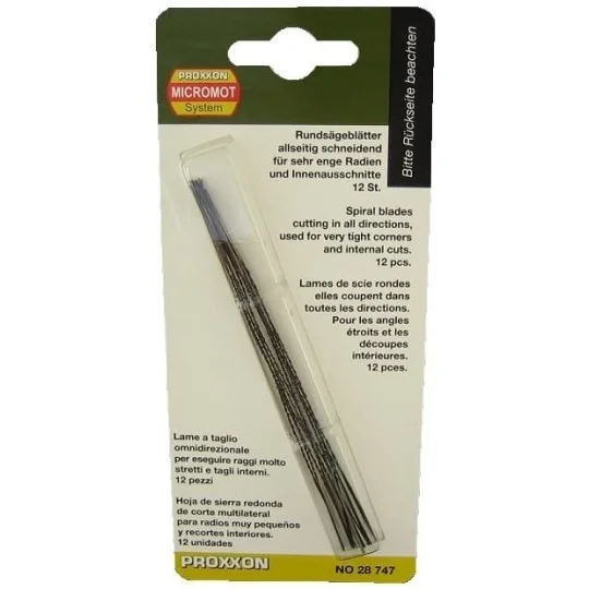 PRX-28747-Lames rondes sans ergots coupant tout les côtés Proxxon - PRX-28747