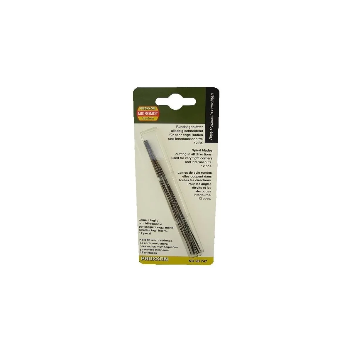 Round blades without ergots cutting all sides Proxxon - PRX-28747 Round blades without ergots cutting all sides Proxxon - PRX-28747