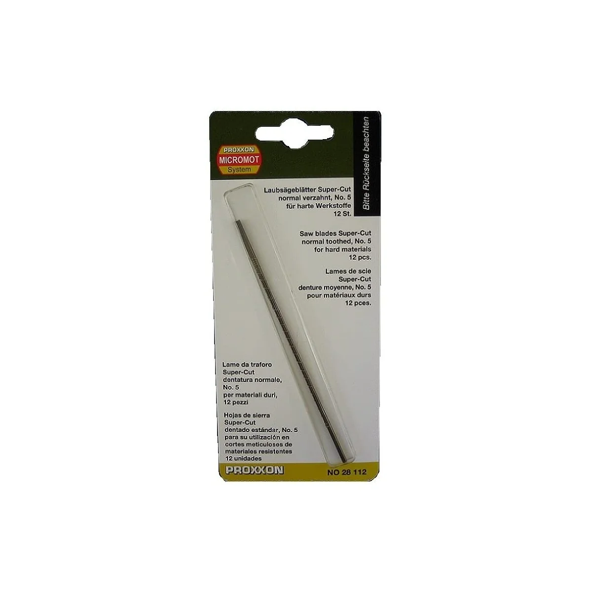 Steel cutting saw blade, Proxxon medium tooth - PRX-28112 Steel cutting saw blade, Proxxon medium tooth - PRX-28112