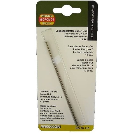 PRX-28113-Steel cutting saw blade, Proxxon fine teeth