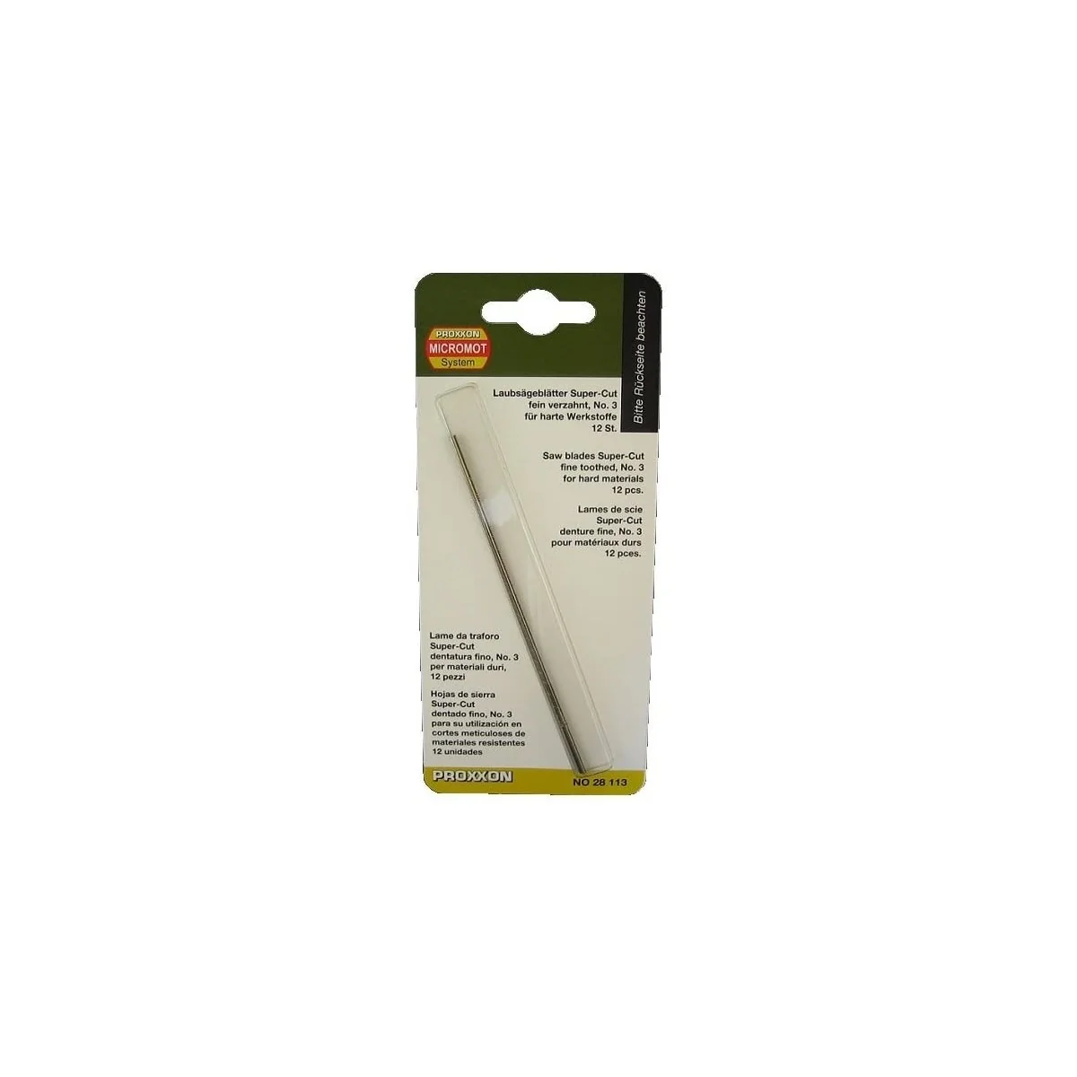Proxxon Fine Tooth Cutting Saw Blade for Steel - PRX-28113 - PRX-28113 Proxxon Fine Tooth Cutting Saw Blade for Steel - PRX-28113 - PRX-28113