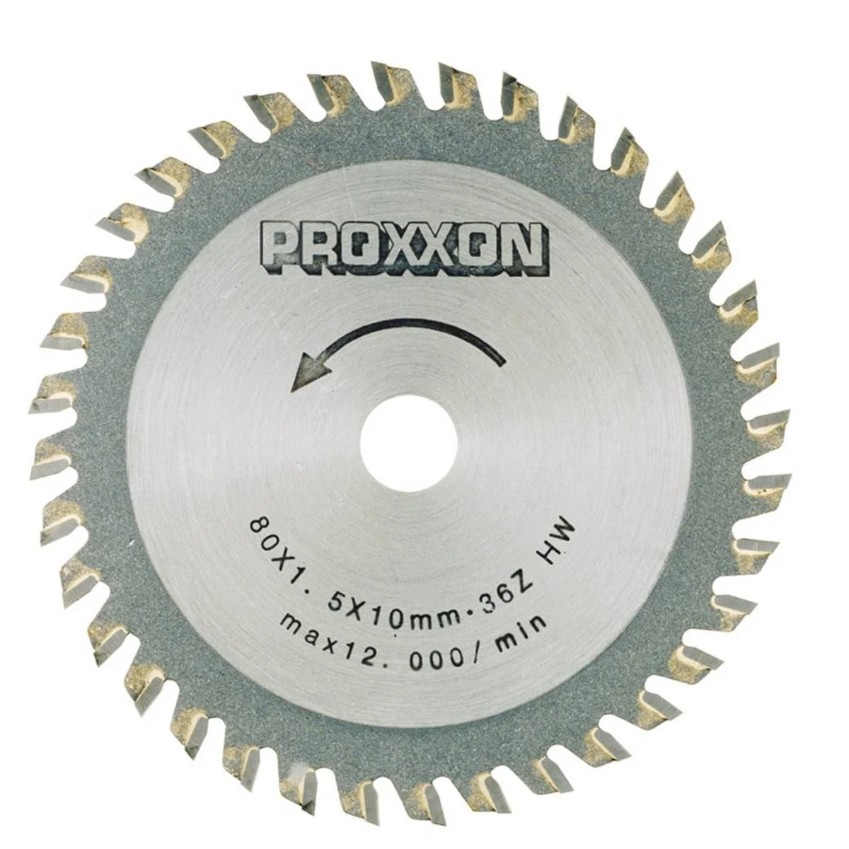 Carbide wafer saw blade 80 mm, 36 teeth Proxxon - PRX-28732 Carbide wafer saw blade 80 mm, 36 teeth Proxxon - PRX-28732
