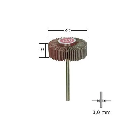 Proxxon 30x10mm normal grit flap wheel - PRX-28985 - PRX-28985 PRX-28985-Proxxon 30x10mm normal grit flap wheel - PRX-28985