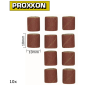 PRX-28981-Proxxon 10mm Corundum Abrasive Cylinders, 150 Grit (x10) - PRX-28981