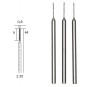 PRX-28852-Forets HSS en acier, Ø 0.8 mm, 3 pièces Proxxon - PRX-28852