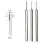 Forets HSS en acier, Ø 0.8 mm, 3 pièces Proxxon Proxxon PRX-28852 - 1 PRX-28852-Forets HSS en acier, Ø 0.8 mm, 3 pièces Proxxon - PRX-28852