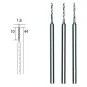 Proxxon HSS steel drill bits, Ø 1.0 mm, 3 pieces - PRX-28854 - PRX-... PRX-28854-Proxxon HSS steel drill bits, Ø 1.0 mm, 3 pieces - PRX-28854
