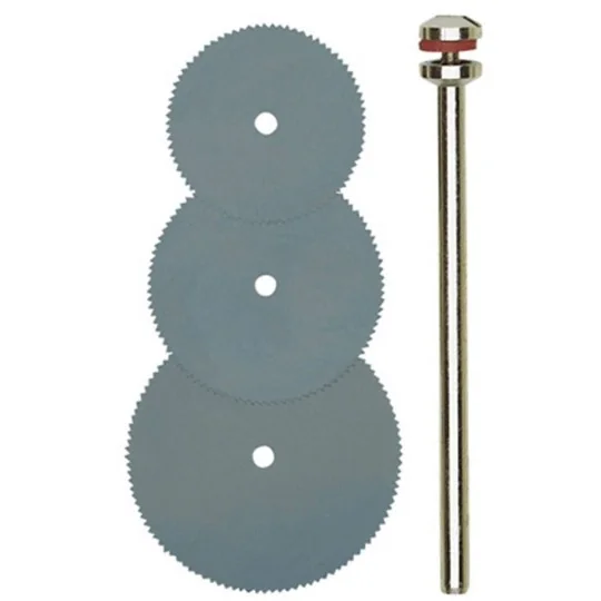 PRX-28830-16.19 and 22 mm steel cutting discs + Proxxon stand