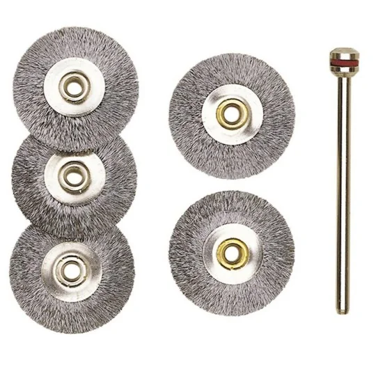 PRX-28952-Brosses disques en acier Ø 22 mm (x5) Proxxon - PRX-28952