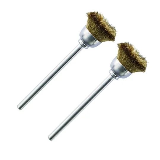 PRX-28963-Brosse pinceau rond en laiton Ø 13 mm (x2) Proxxon