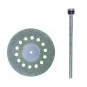 PRX-28846-Disque à tronçonner diamanté avec aération 38mm + support Proxxon - PRX-28846