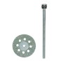 Diamond cutting disc with 20mm aeration + Proxxon support - PRX-28844 PRX-28844-Proxxon 20mm diamond cutting disc with ventilation + holder - PRX-28844