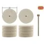 Disque à polir en feutre, Ø 22 mm, 10 pièces +1 tige Proxxon Proxxon PRX-28798 - 1 PRX-28798-Disque à polir en feutre, Ø 22 mm, 10 pièces +1 tige Proxxon - PRX-28798