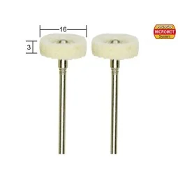 Disc felt polisher, 16x3mm, 2 pieces Proxxon - PRX-28803