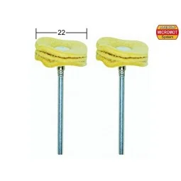 Proxxon suede polishing discs, Ø 22mm, 2 pieces - PRX-28298 - PRX-2...