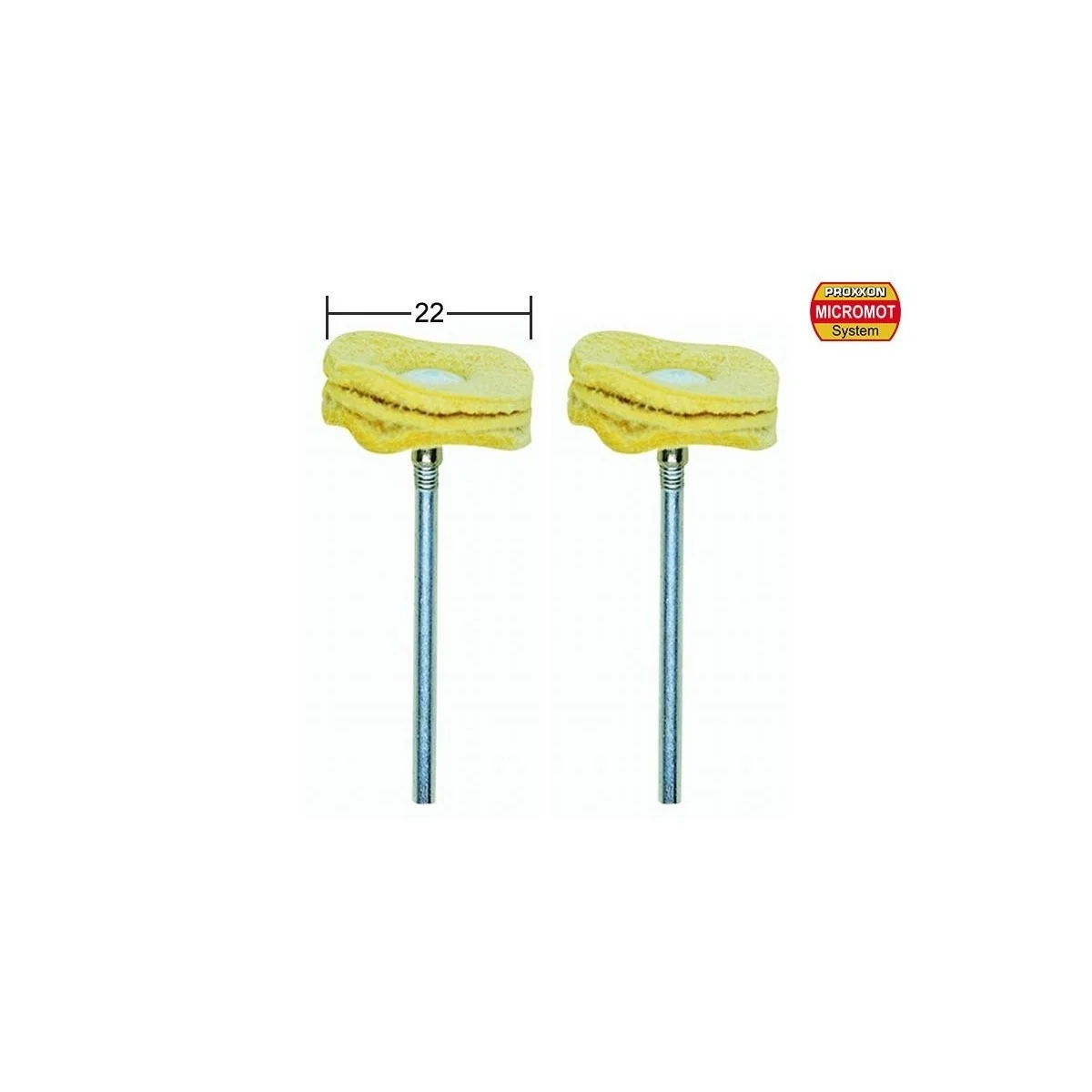 Proxxon suede polishing discs, Ø 22mm, 2 pieces - PRX-28298 - PRX-2... Proxxon suede polishing discs, Ø 22mm, 2 pieces - PRX-28298 - PRX-2...