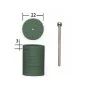 PRX-28304-Meules en carbure de silicium, forme disque, Ø 22mm (x10) + 1 tige Proxxon - PRX-28304