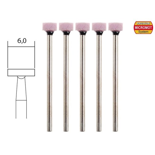 PRX-28776-Corundum wheels, Ø 6mm (x5) Proxxon