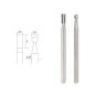 PRX-28750-Proxxon carbide end mills with round and cylindrical tips - PRX-28750