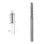 Proxxon 3.2mm diameter carbide end mill - PRX-28757 - PRX-28757 PRX-28757-Proxxon 3.2mm diameter carbide end mill - PRX-28757