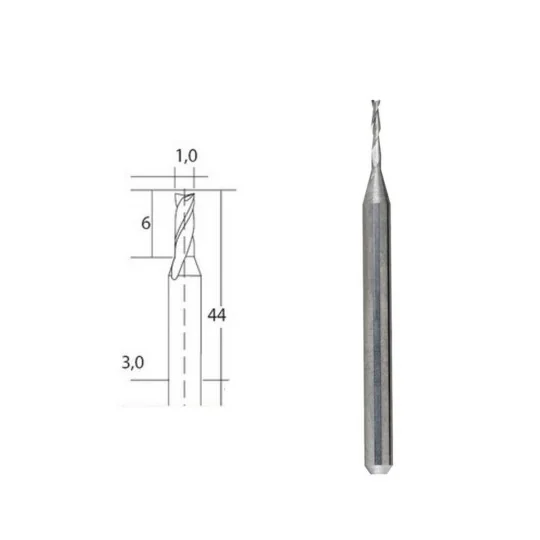 PRX-28758-Proxxon 1mm diameter carbide end mill - PRX-28758