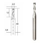 PRX-28759-Fraise en métal dur Ø 2mm Proxxon - PRX-28759