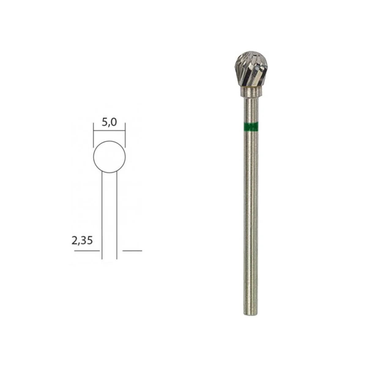 Hard metal cutter Ø 5mm round head Proxxon - PRX-28760