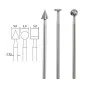 PRX-28720-Proxxon wolfram-vanadium steel end mill, 3 shapes - PRX-28720