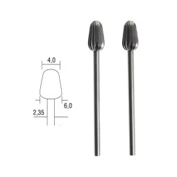 Wolfram-vanadium steel tip cutter, cone Ø 6mm (x2) Proxxon - PRX-28723