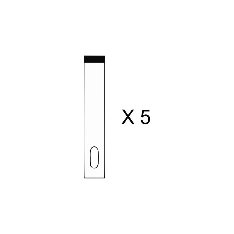 5 HO353 blades for scalpel cutter n°1 ø8 HOLI Tools HO353 - 1