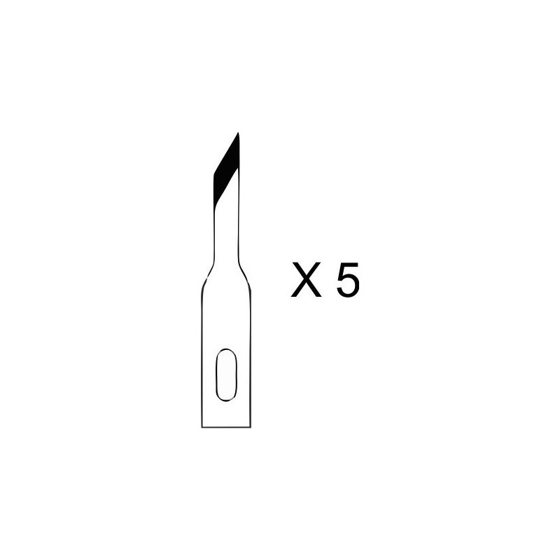 5 HO354 blades for scalpel cutter n°1 ø8 HOLI Tools HO354 - 1