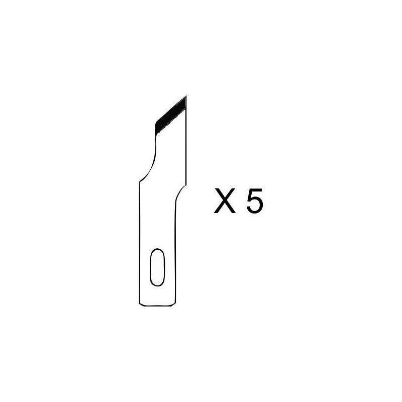 5 HO355 blades for scalpel cutter n°1 ø8 HOLI Tools HO355 - 1