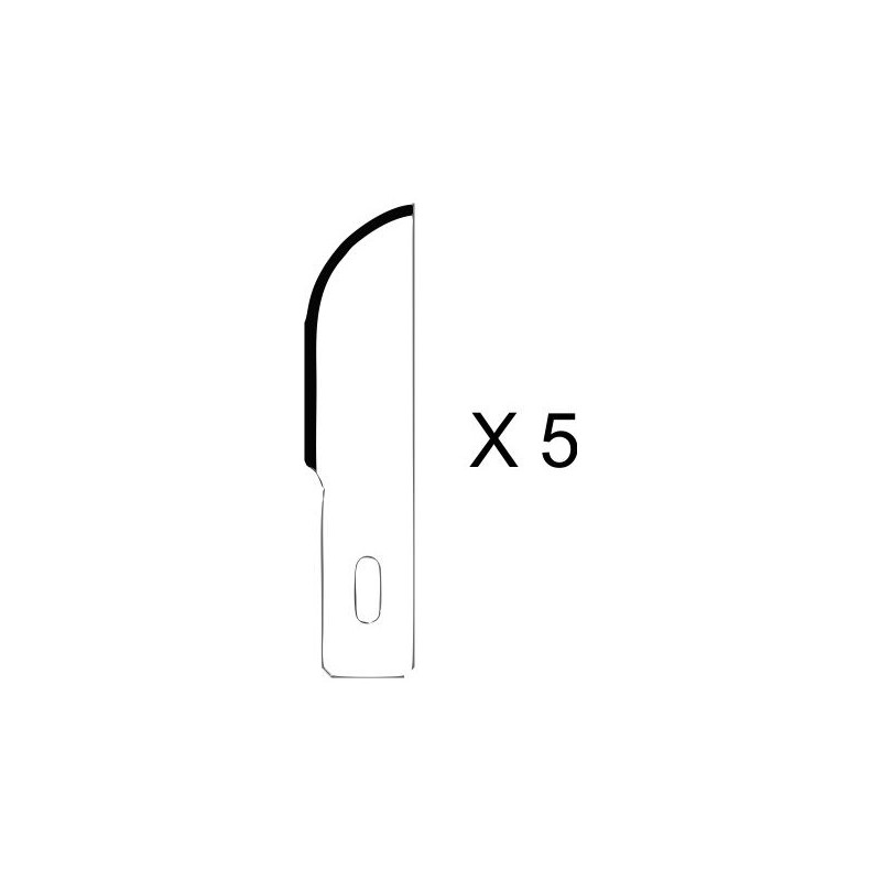 5 HO360 blades for scalpel knife n°2 ø11 HOLI Tools HO360 - 1