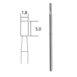 Cylindrical diamond grinding tip Ø 1.8 mm Proxxon - PRX-28240