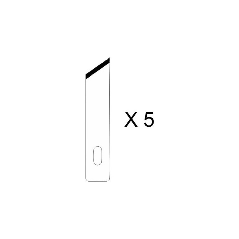 5 HO362 blades for scalpel knife n°2 ø11 HOLI Tools HO362 - 1