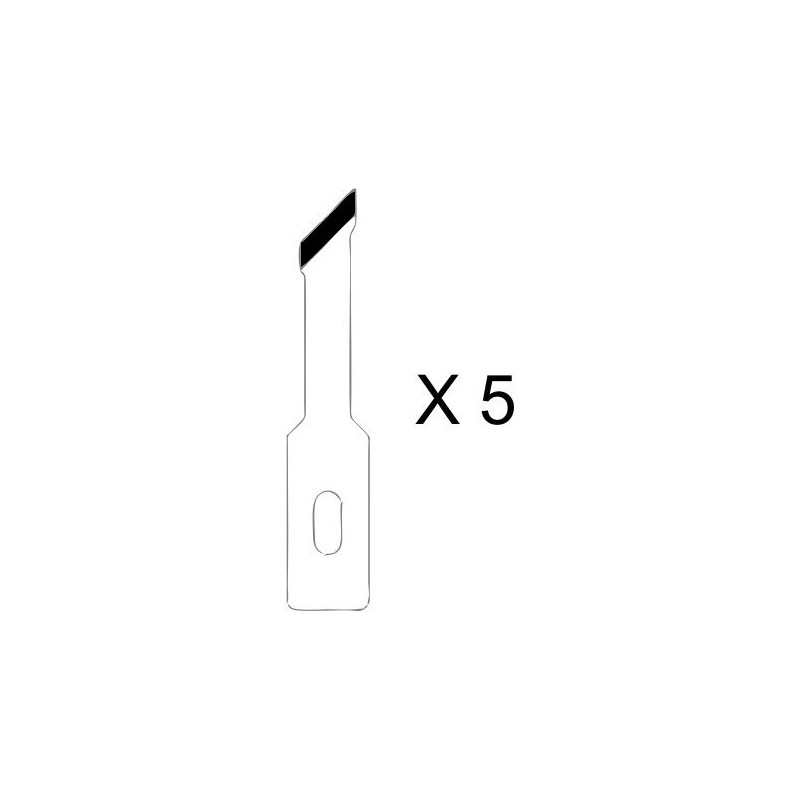 5 HO364 blades for scalpel knife n°2 ø11 HOLI Tools HO364 - 1