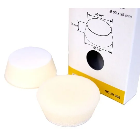 PRX-29096-Conical polishing sponge Ø 50 mm, hard (white) (x2) Proxxon